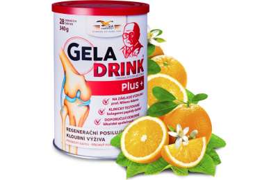 GELADRINK Plus Pomeranč - Kloubní výživa s pomerančovou příchutí, 340 g